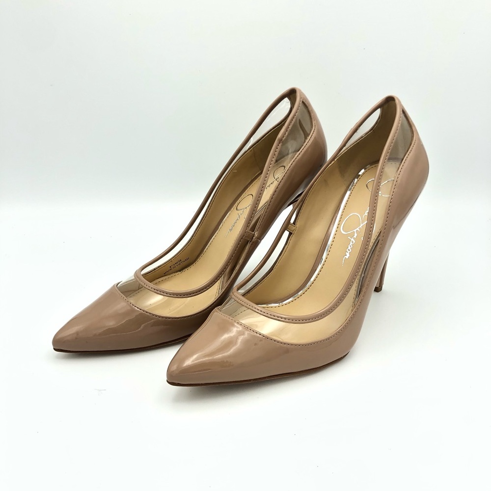 Jessica Simspon Purvista Pump Nude Faux Leather